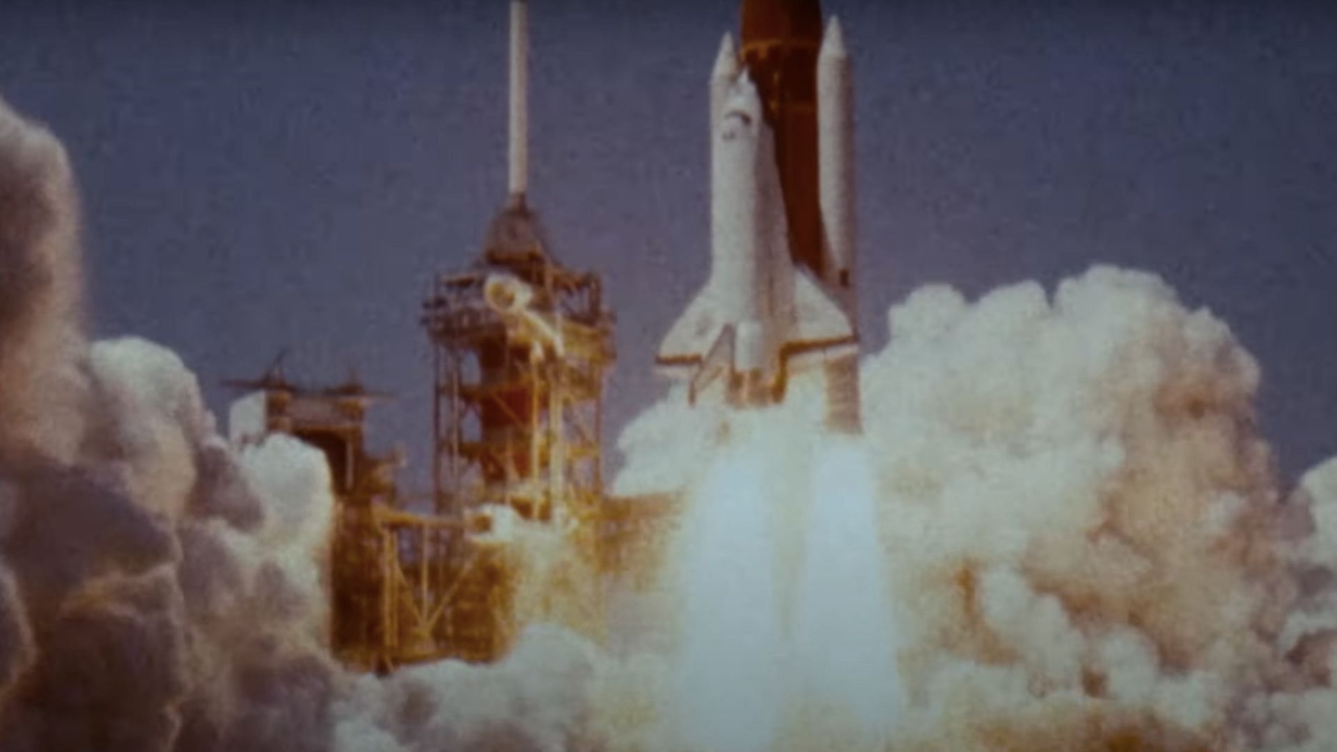 The spacecraft during takeoff (Image via YouTube/Netflix)